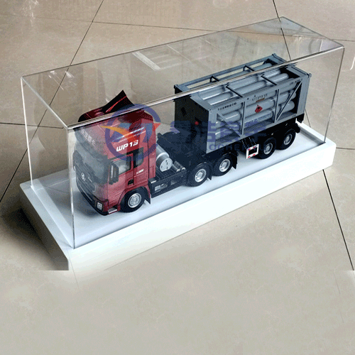 1:24工業氣體硅烷運輸車模型